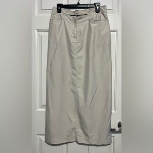 Chic Cream Pencil Skirt for Women